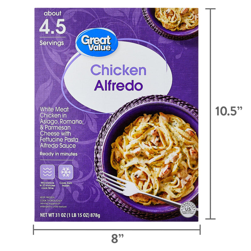 Great Value Chicken Alfredo, 31 oz (Frozen) — photo 6
