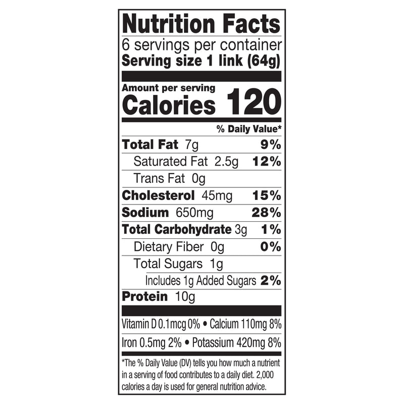Johnsonville Turkey Cheddar Smoked Sausage Links, Fully Cooked, 13.5 oz — photo 6