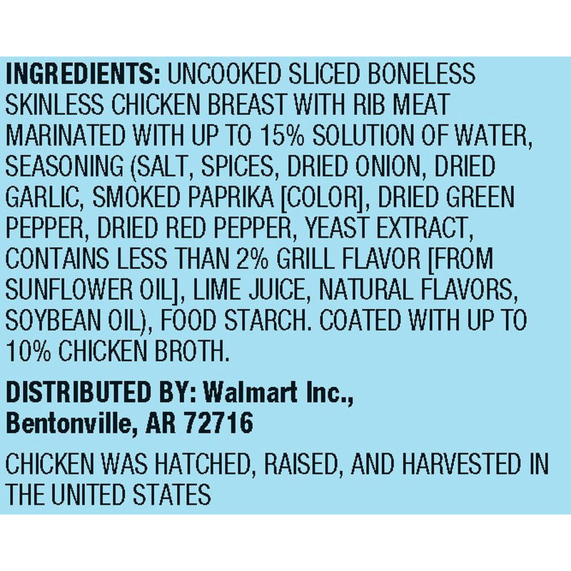 Great Value Fajita Style Sliced Chicken Breast, 3 lb (Frozen) — photo 6