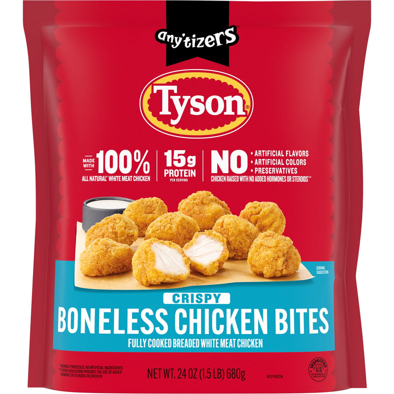 Tyson Any’tizers Crispy Boneless Chicken Nugget Bites, 24 oz (Frozen, Fully Cooked) — photo 6