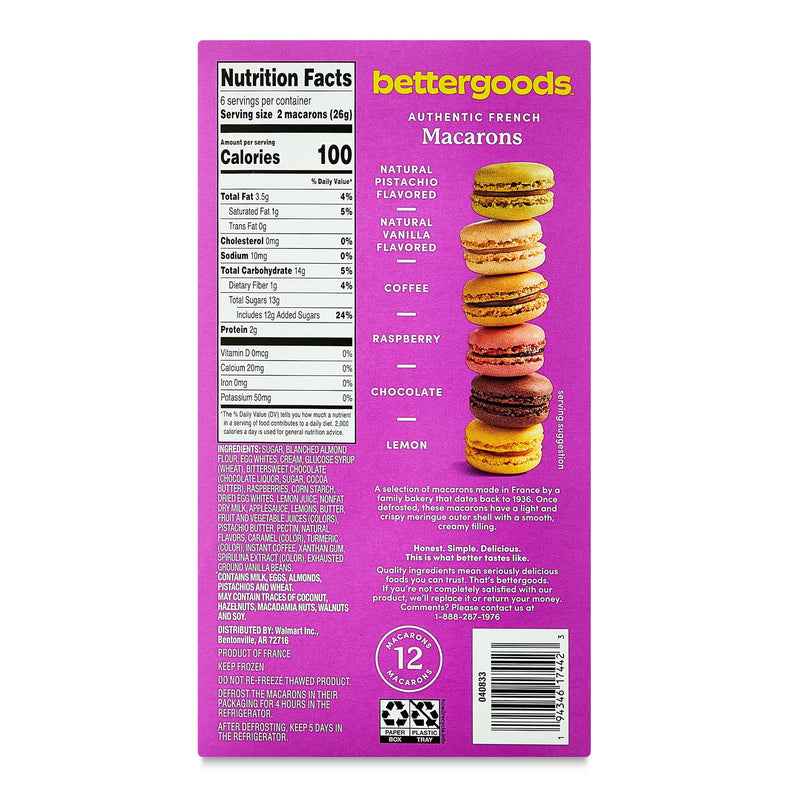 bettergoods Assorted Macarons, 5.4 oz, 12 Count — photo 6