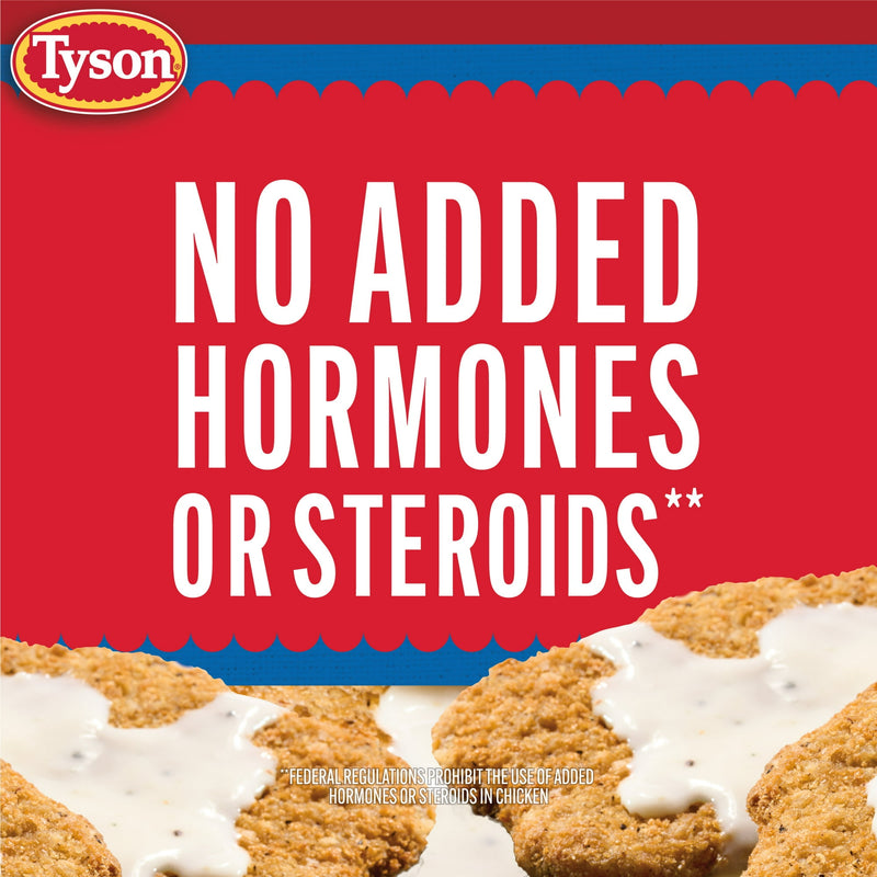 Tyson Country Fried Steaks with Gravy Mix, 22.75 oz (Frozen, Fully Cooked) — photo 6