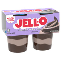 Jell-O Original Chocolate Vanilla Swirls Artificially Flavored Ready-to-Eat Pudding Snack Cups, 4 Count Cups — photo 6