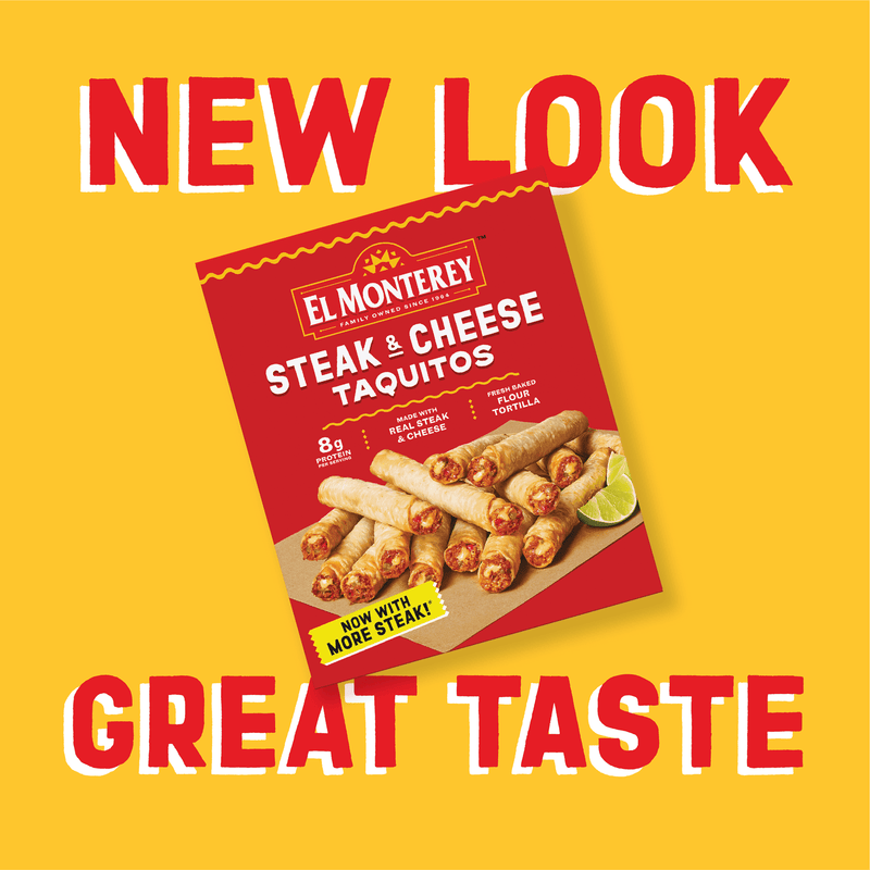 El Monterey Steak & Cheese Flour Taquitos, 20 Count, 20 oz (Frozen) — photo 6