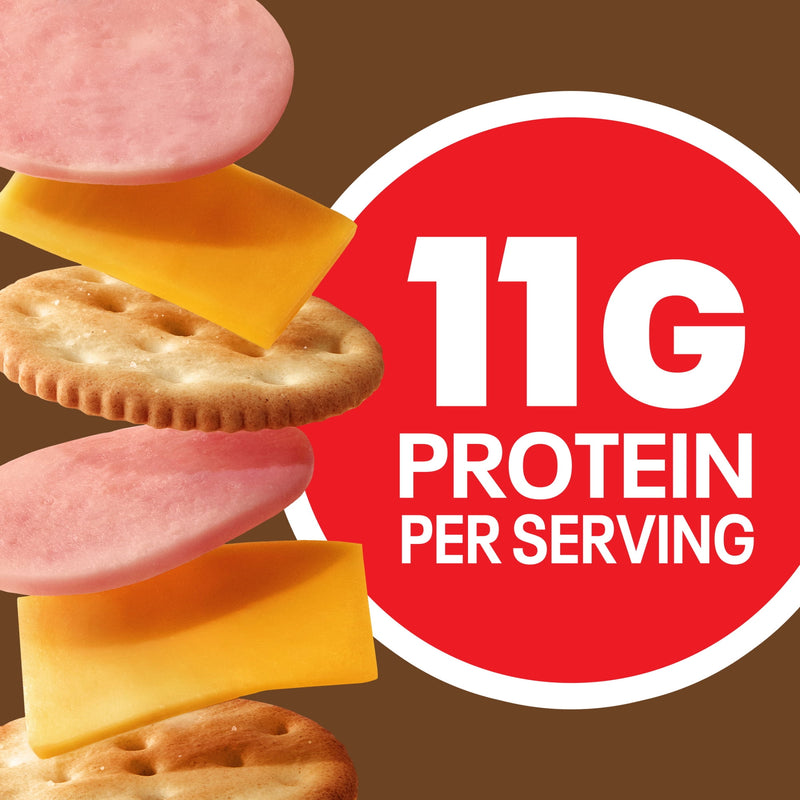 Lunchables Ham & Cheddar with Vanilla Creme Cookies, 3.5 oz Pack — photo 6