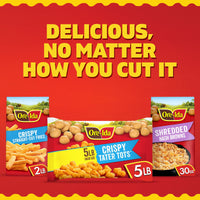 Ore-Ida Crispy Tater Tots Seasoned Shredded Frozen Potatoes, 1 Value Size Bag, for Easy Snacks and Dinner Sides, Gluten-Free, 5 lb — photo 6
