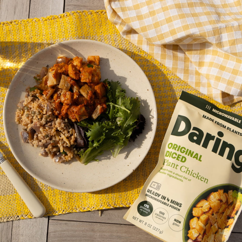 Daring Original Diced Plant-Based Chicken High‑Protein Vegan, 8 oz, Frozen — photo 6