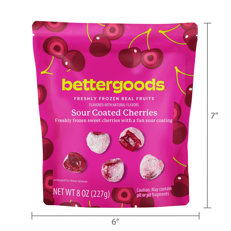 bettergoods Freshly Frozen Sour Coated Cherries, 8 oz — photo 6
