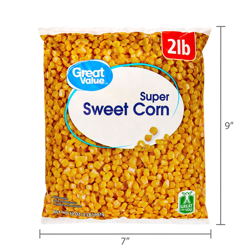 Great Value Whole Kernel Corn, 32 oz Steamable Bag (Frozen) — photo 6