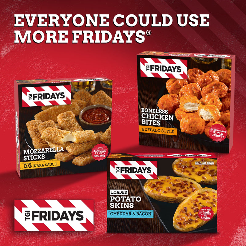 TGI Fridays Loaded Cheddar & Bacon Potato Skins Frozen Snacks, for Restaurant-Style Snacking and Hosting, 8.5 oz — photo 6
