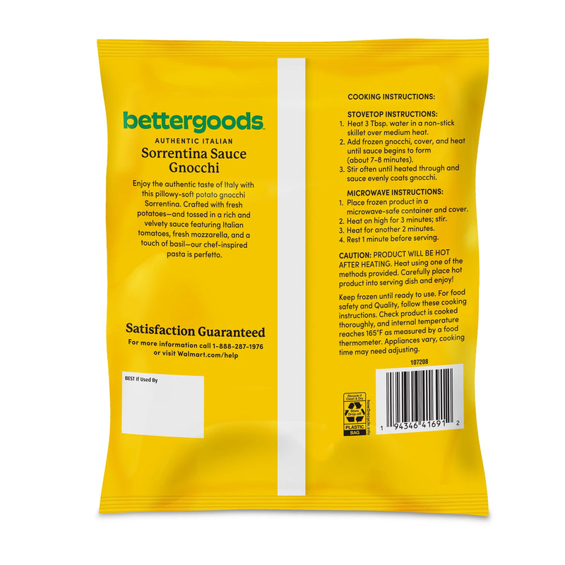 bettergoods Sorrentina Sauce Gnocchi, 16 oz (Frozen) — photo 6