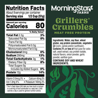 MorningStar Farms Meal Starters Savory Grillers Vegan Crumbles, Meat Free Protein, 16.2 oz Bag — photo 6