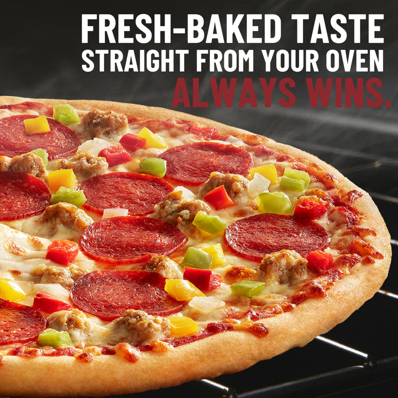 DiGiorno Frozen Pizza Thin Crust Cheese Veggie and Meat Supreme Pizza, 19.1 oz — photo 6