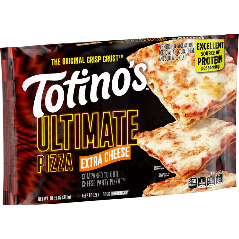 Totino's Ultimate Pizza, Extra Cheese, Thin Crust, 28g Protein, 10.69 oz (Frozen) — photo 6