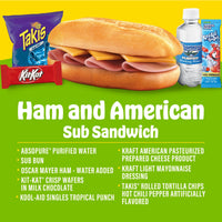 Lunchables Uploaded Ham and American Sub Sandwich Snack Kit, 16.1 oz Box, Refrigerated, Whole — photo 7