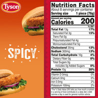 Tyson White Meat Spicy Breaded Chicken Patties, 23 oz (Frozen, Fully Cooked) — photo 7