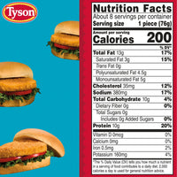 Tyson White Meat Chicken Patties, 23 oz (Frozen, Fully Cooked) — photo 8