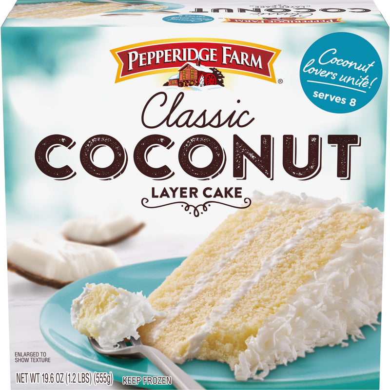 Pepperidge Farm Frozen Coconut Layer Cake, 19.6 oz. Box — photo 2