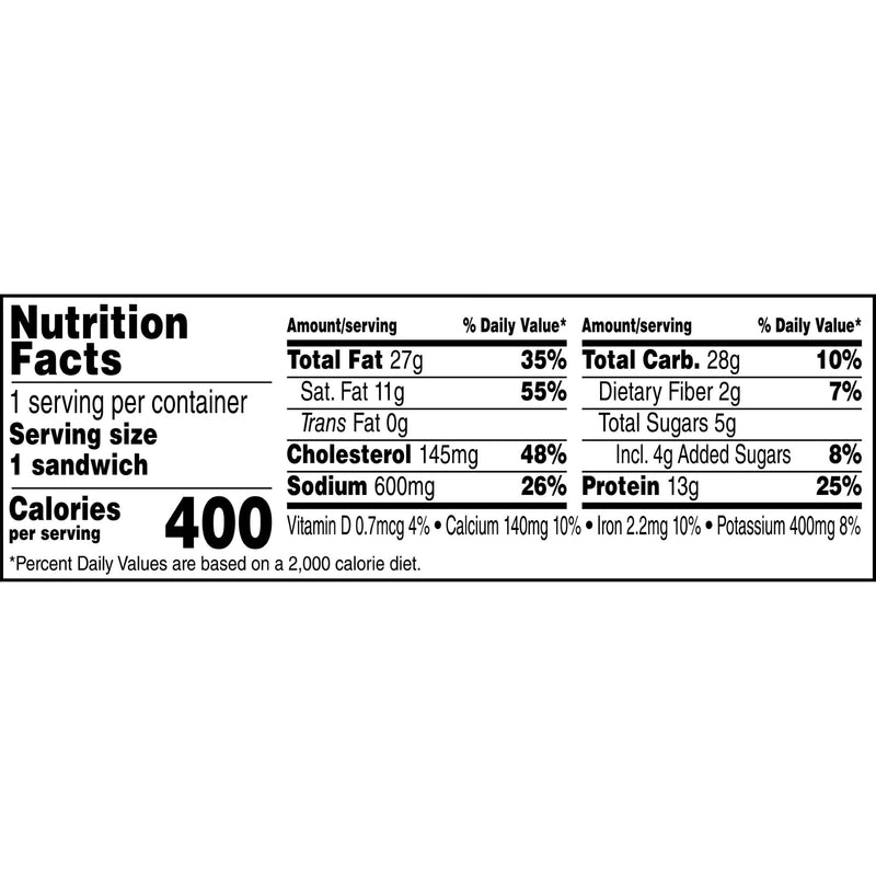 Jimmy Dean Fresh Sausage Egg & Cheese Croissant Breakfast Sandwich, 4.5 oz, 1 Count — photo 3