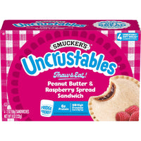 Smucker’s Uncrustables Peanut Butter & Raspberry Spread Sandwiches, 4 Count, 2 oz Each, Frozen — photo 6
