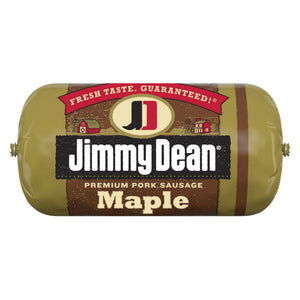 Jimmy Dean Refrigerated Premium Pork Sausage Roll Maple, 16 oz
