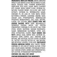 Jimmy Dean Frozen Breakfast Sandwiches, Egg and Cheese Maple Griddle Cake, 18.8 oz, 4 Count — photo 3
