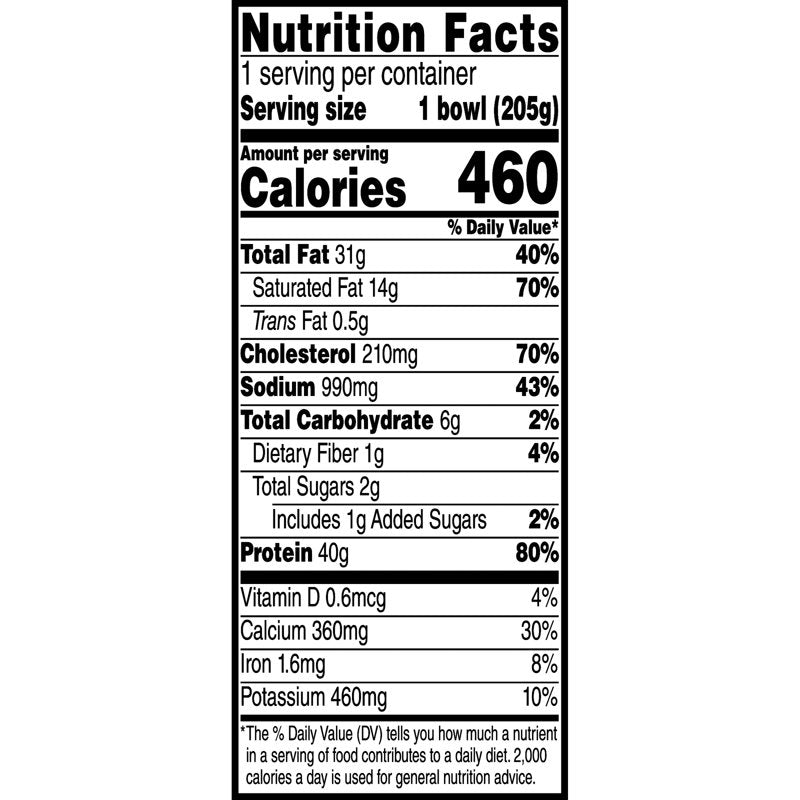 Jimmy Dean Frozen Protein Breakfast Bowl, Classic Sausage, Bacon, Cheese & Scrambled Egg, 7.25 oz — photo 3
