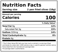Jimmy Dean Premium Applewood Smoked Refrigerated Bacon, 12 oz — Nutrition Facts