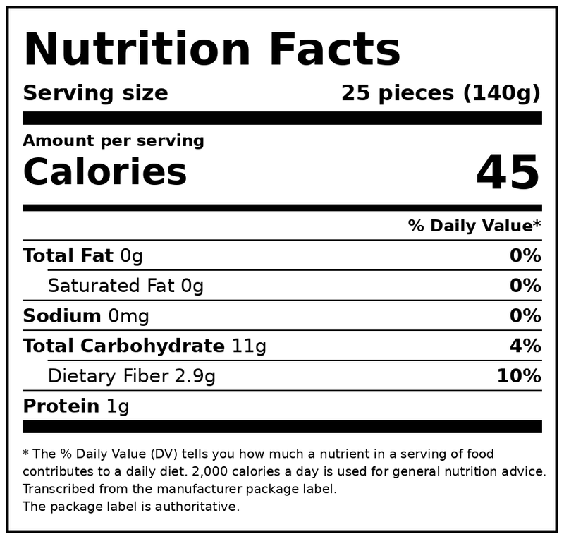 Great Value Sliced Strawberries, 64 oz (Frozen) — Nutrition Facts