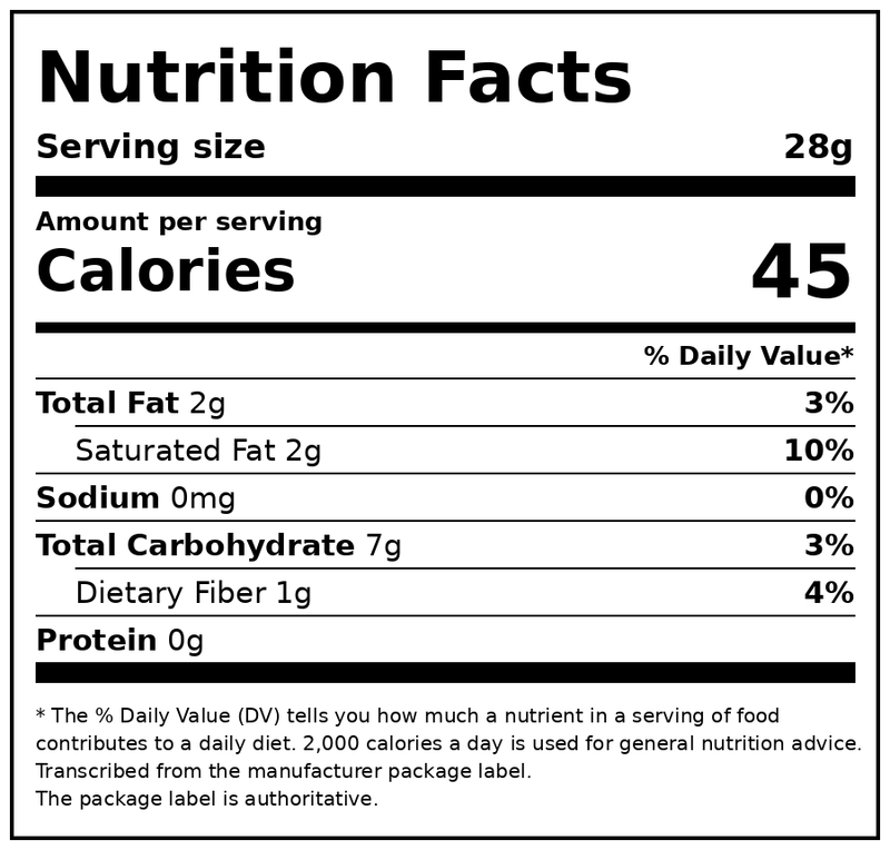 Fruit Riot Sour Candy Grapes, Real Frozen Fruit, 8 oz — Nutrition Facts