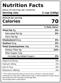 Wyman's Mango Berry, 1 - 48 oz Bag (Frozen) — Nutrition Facts