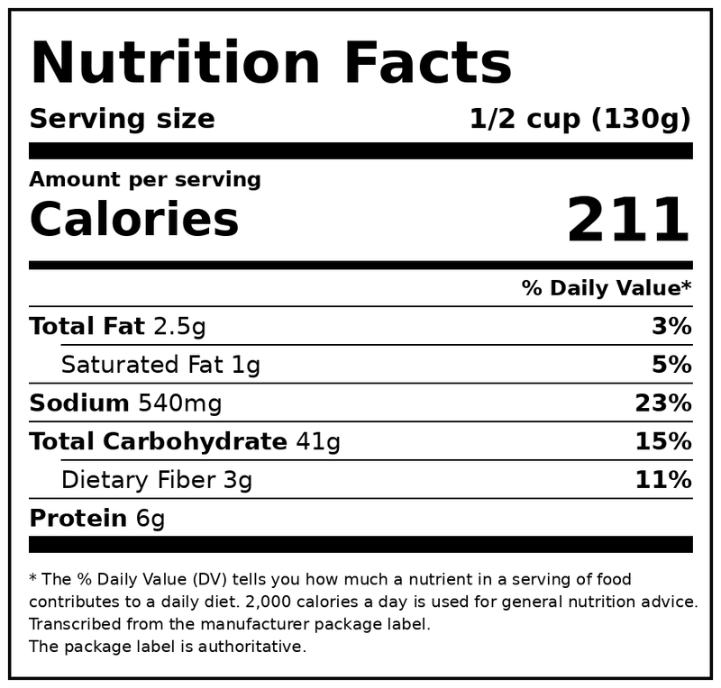 Freshness Guaranteed Baked Beans with Brisket, 32 oz Tub (Refrigerated) — Nutrition Facts