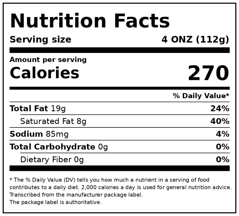 Marketside Organic Grass-Fed Ground Beef, 85% Lean/15% Fat, 1 lb, 3 Count — Nutrition Facts