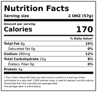 Cole's® Original Garlic Bread, 16 oz Loaf — Nutrition Facts