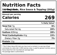 Stouffer’s Chicken Enchiladas, Party Size, Frozen Enchiladas, Party Size Frozen Meals 57 oz — Nutrition Facts