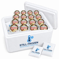 President Camembert Soft-Ripened Cheese, 8 oz (Refrigerated) — Multipack of 16 in cooler M