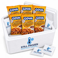 GOYA Authentic Churros Pastry Snacks 14.11 oz — Multipack of 6 in cooler M